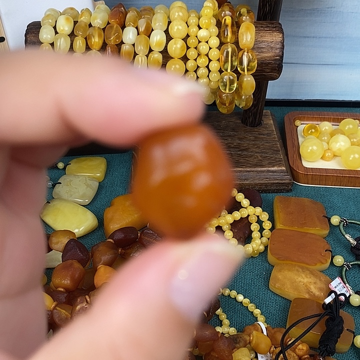 裸石蜜蜡未镶嵌海漂籽