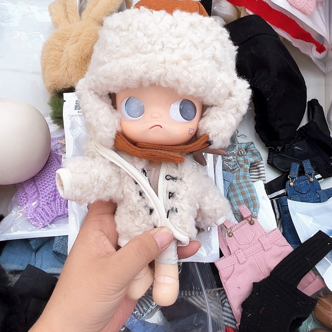 加厚帽子外套两件套