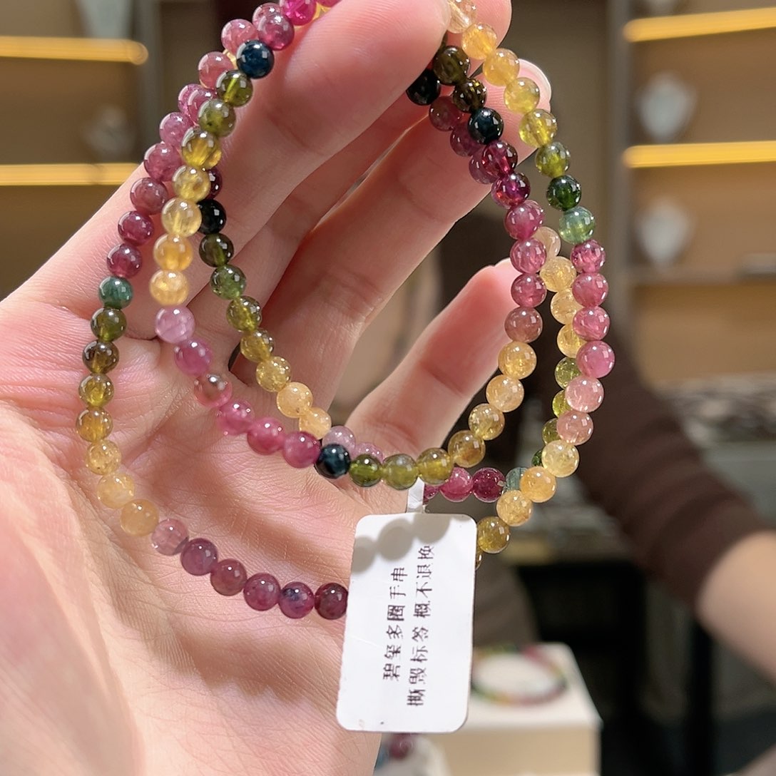 碧玺碧玺（多样性发一件）4mm未镶嵌