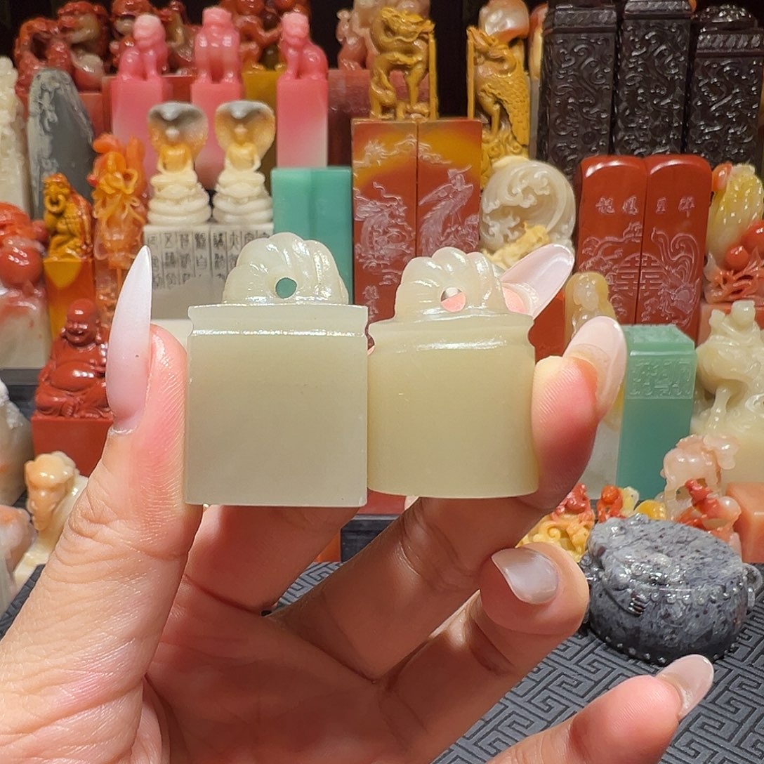 寿山石随机批发10个
