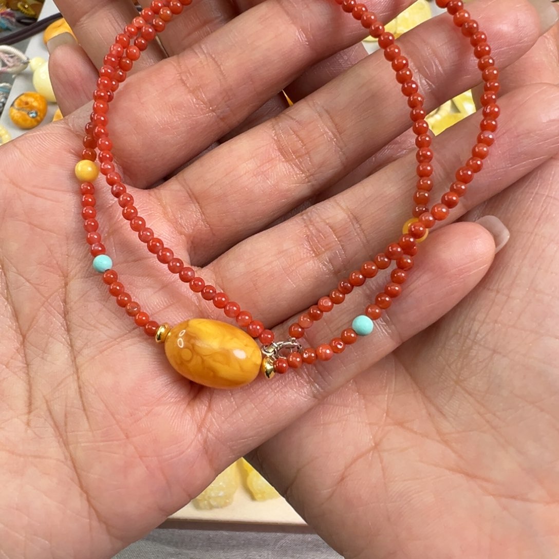 蜜蜡吊坠(不含链)未镶嵌蜜蜡