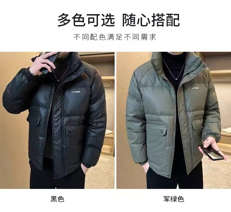 43春秋季2025男士印花加厚外套夹克 2666
