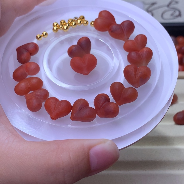 阿***蕾南红玛瑙未镶嵌珠宝半成品11