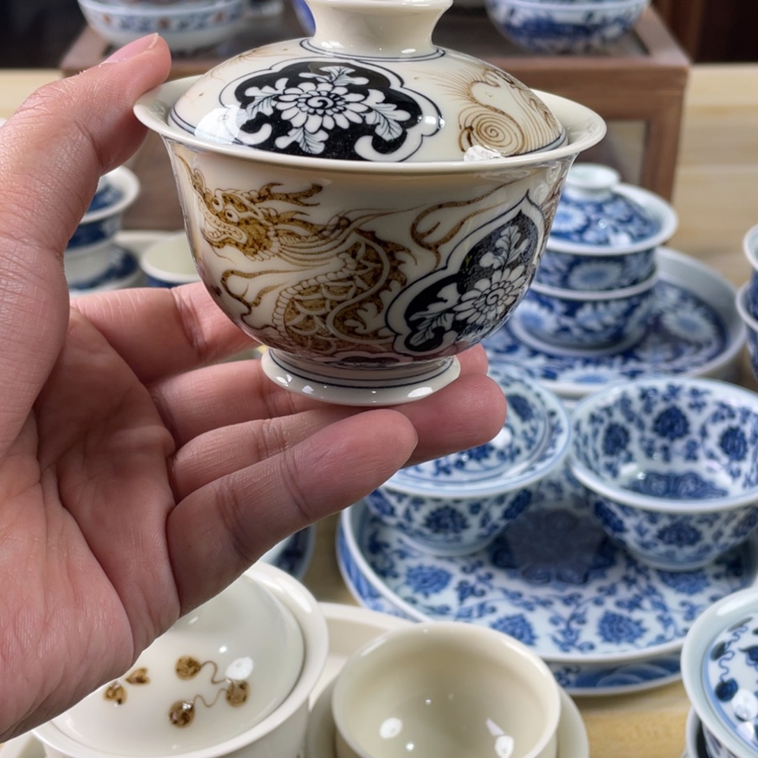 景德镇手工手绘茶具