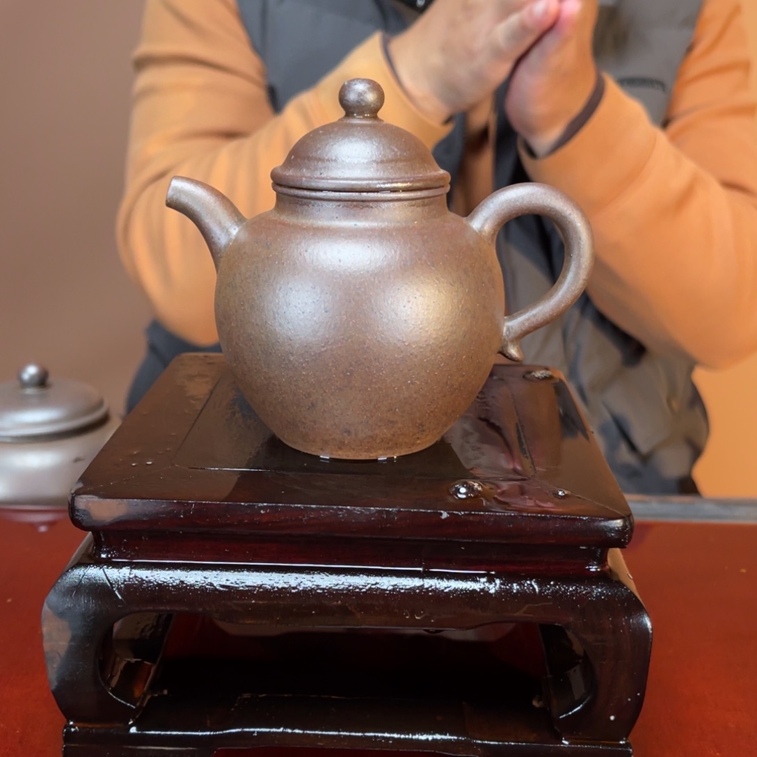 茶壶紫砂高端190cc紫泥高温秋水