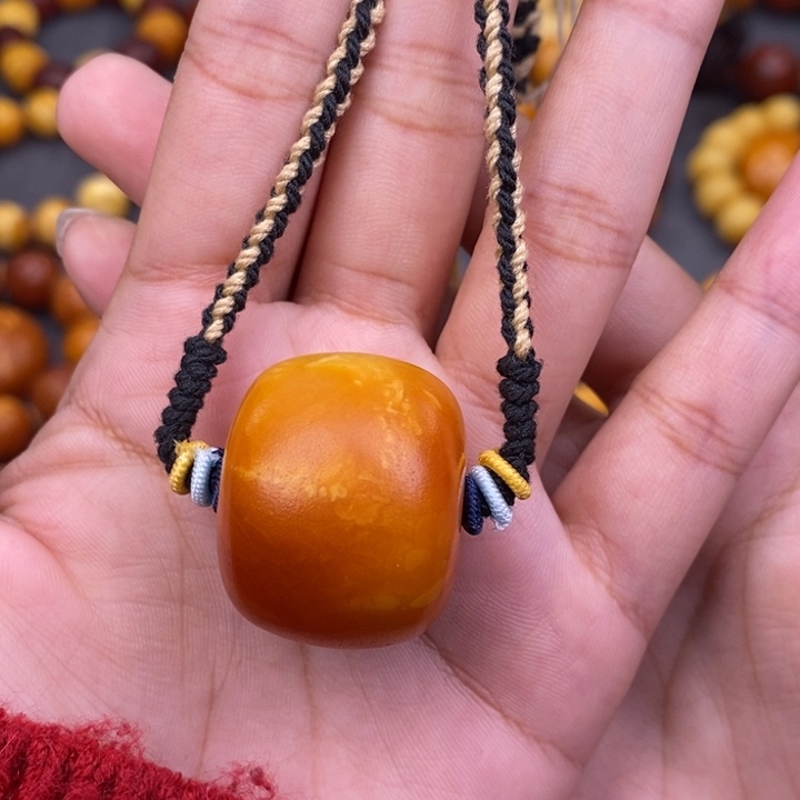 琥珀未镶嵌裸石蜜蜡L