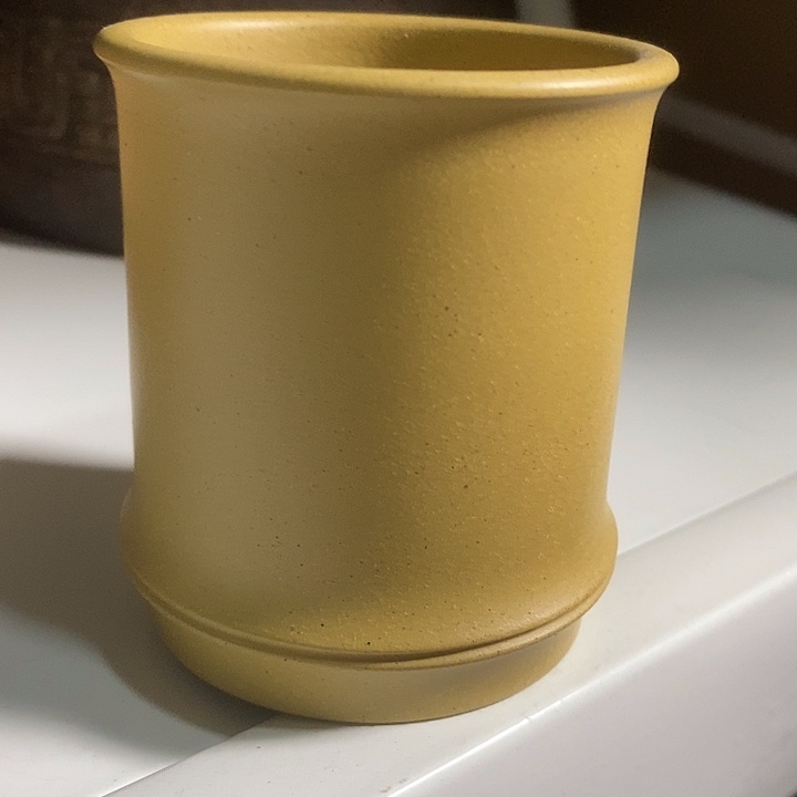 紫砂茶宠段泥竹节杯