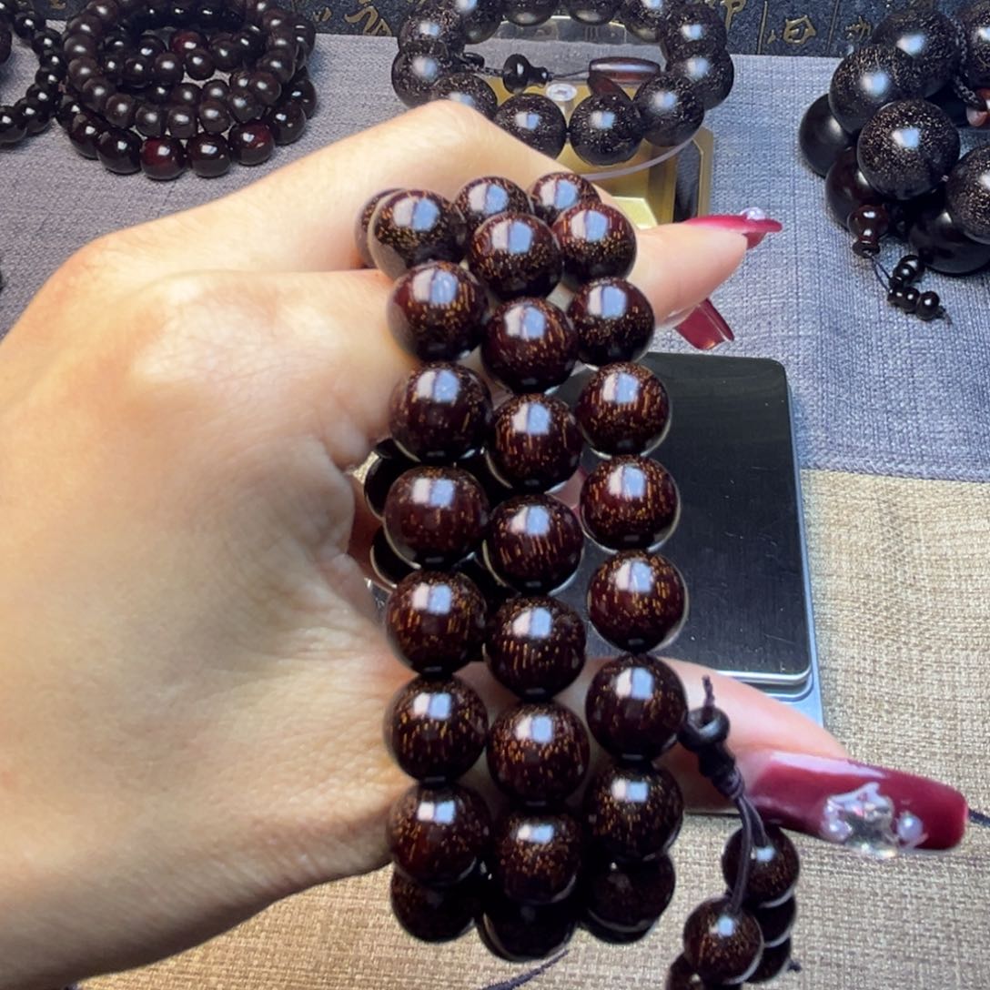 檀香紫檀（小叶紫檀）徒***月1.0 108 满星