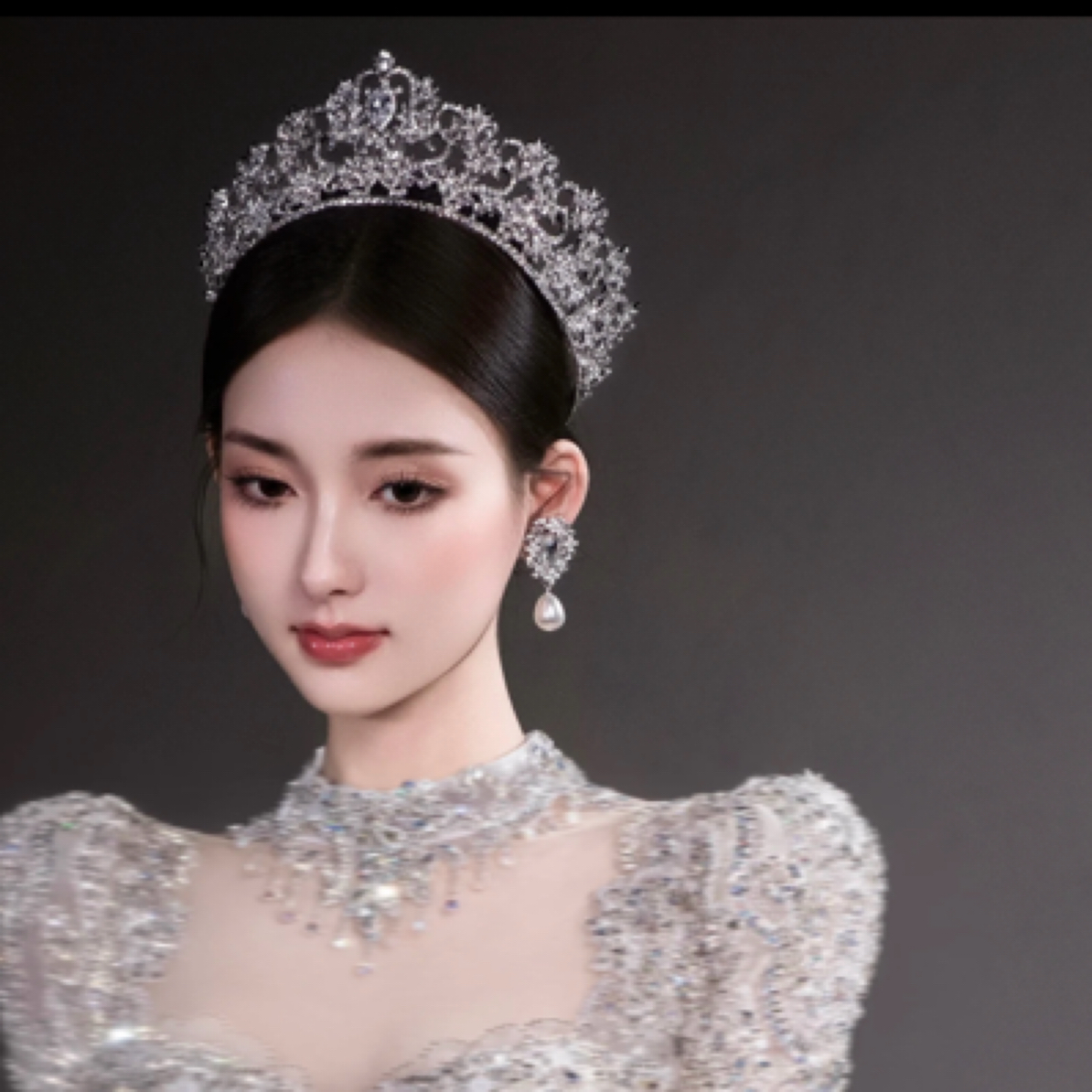 16952 ete婚嫁饰品新款百搭新娘韩式皇冠精美气质复古婚礼结婚