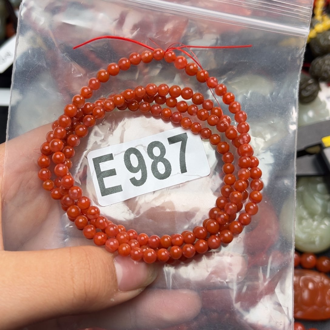 南红玛瑙珠宝奇石未镶嵌4*+