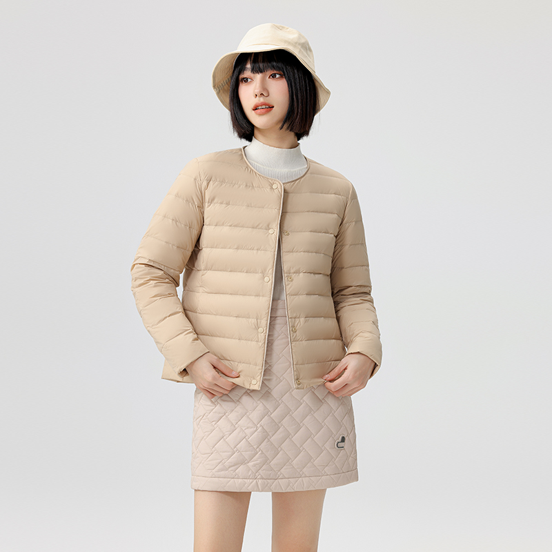 【雪中飞】男女款圆领内恤羽绒服X250130212