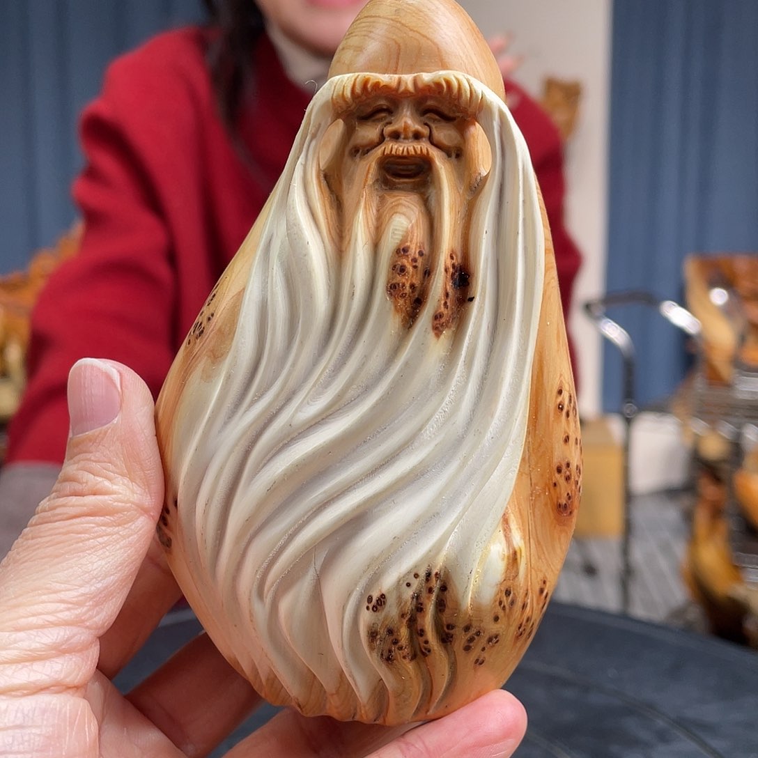 柏木（崖柏）手把件