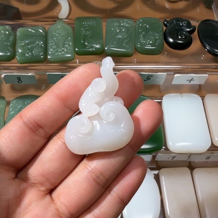 和田玉颈饰未镶嵌新疆和田玉如意（活动价）