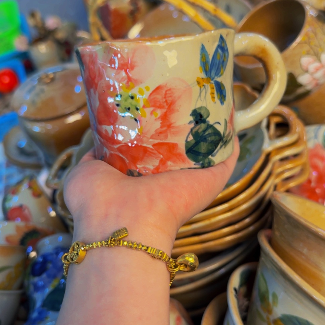 瓷片景德镇陶瓷手工手绘