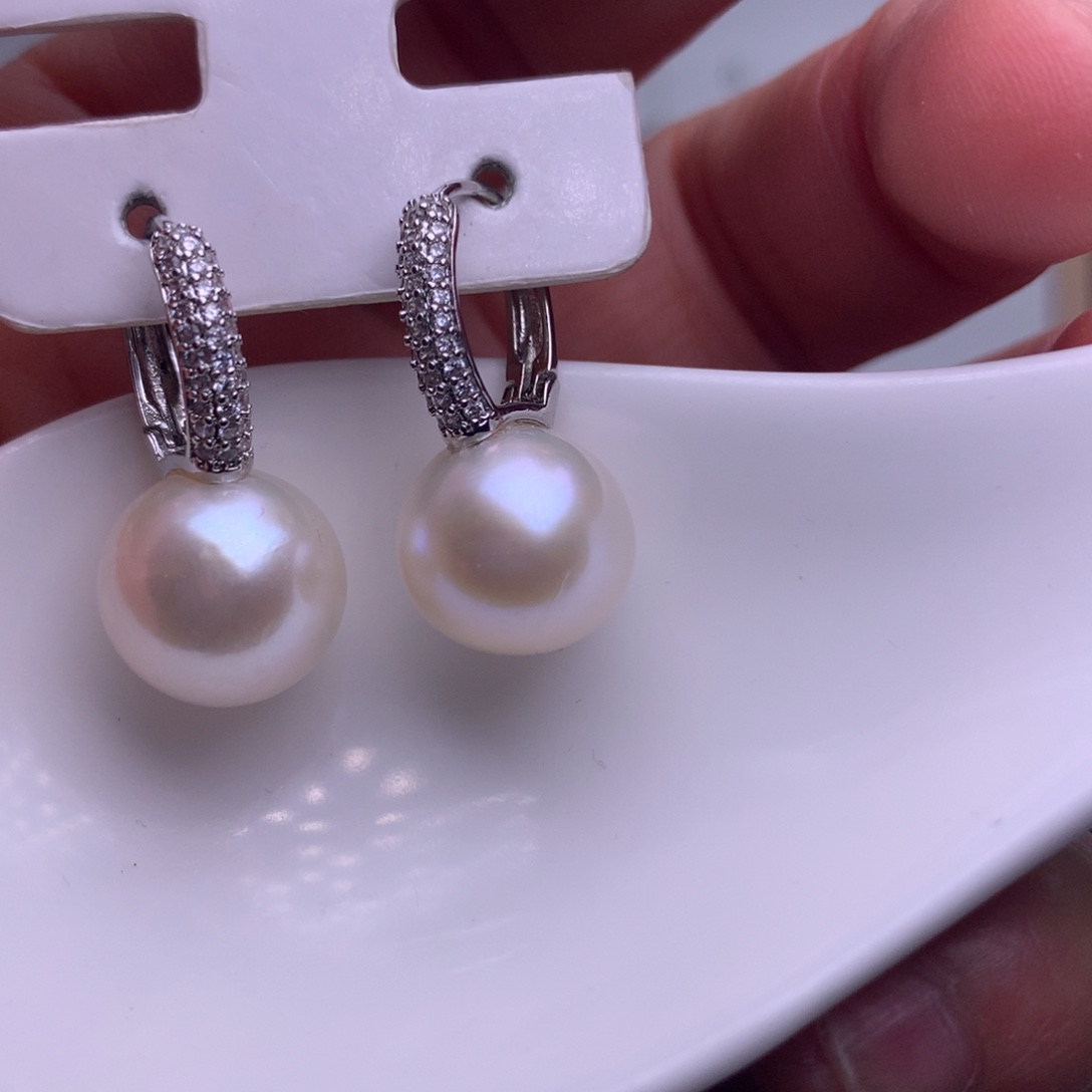 未镶嵌耳饰淡水珍珠