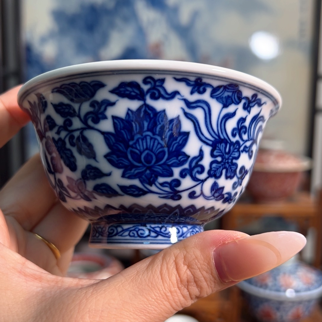 摆件毛仔柴窑单杯