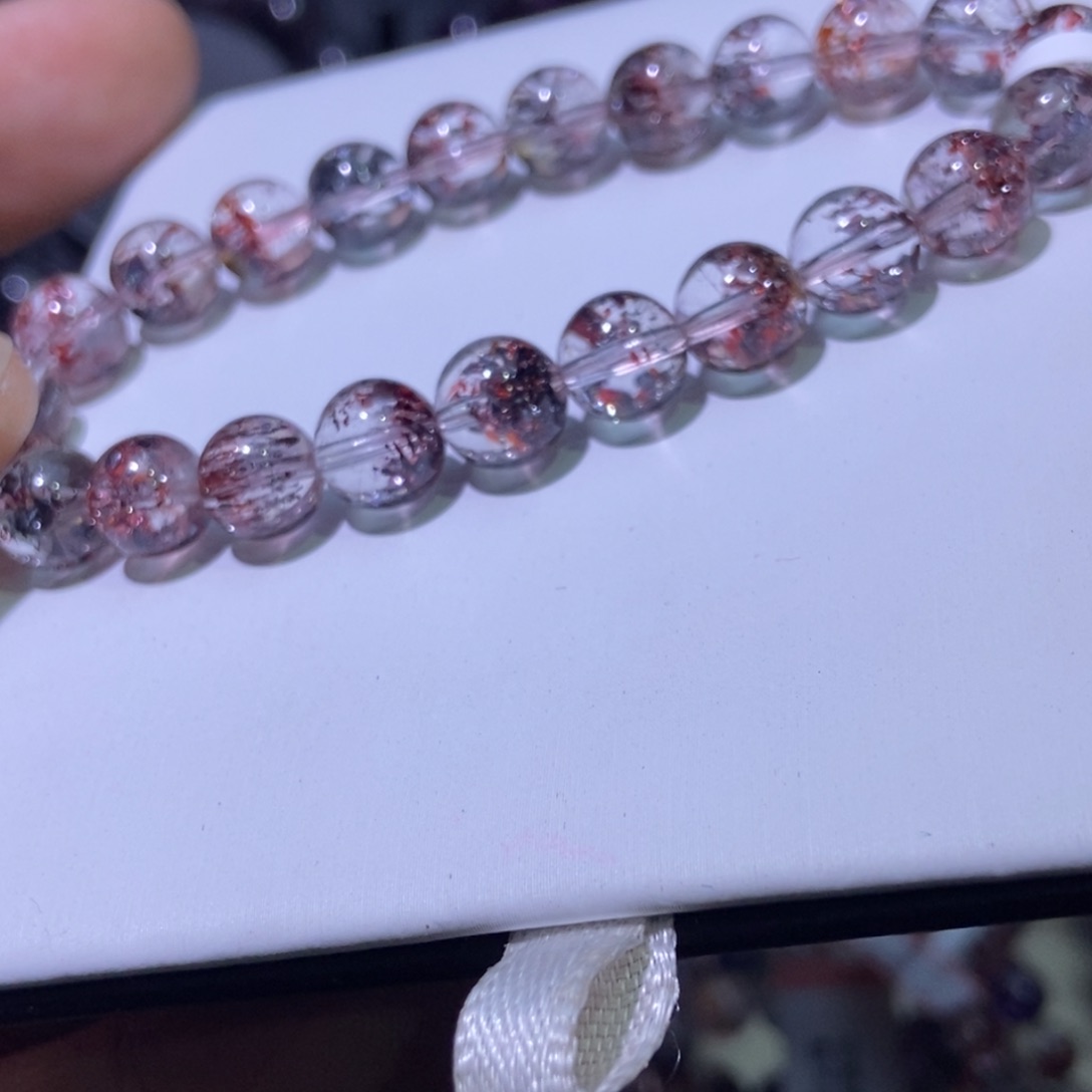 水晶手串未镶嵌毒液草莓