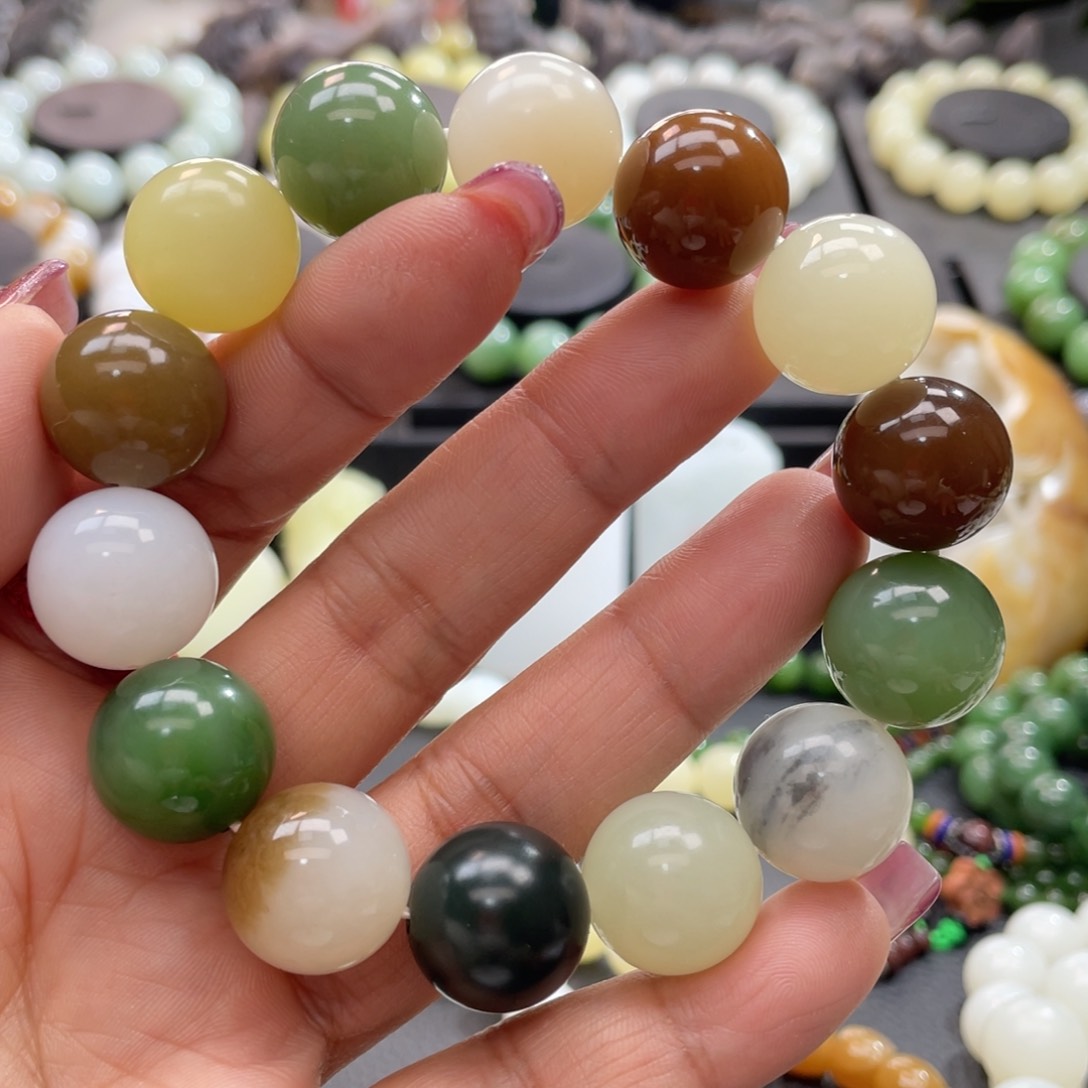 和田玉手链未镶嵌