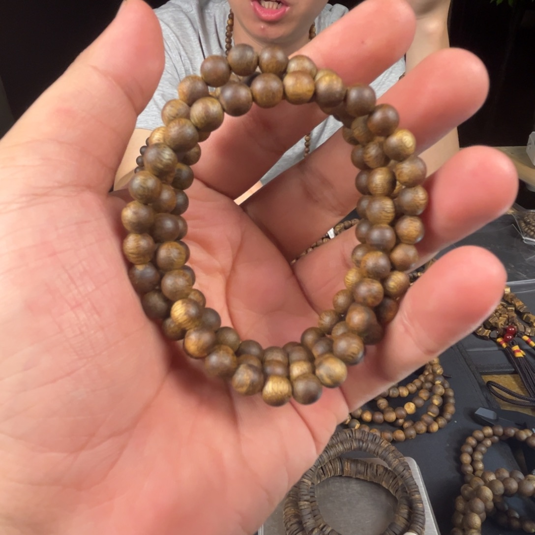 沉香碎屑沉香卡06mm单圈 多样性发一