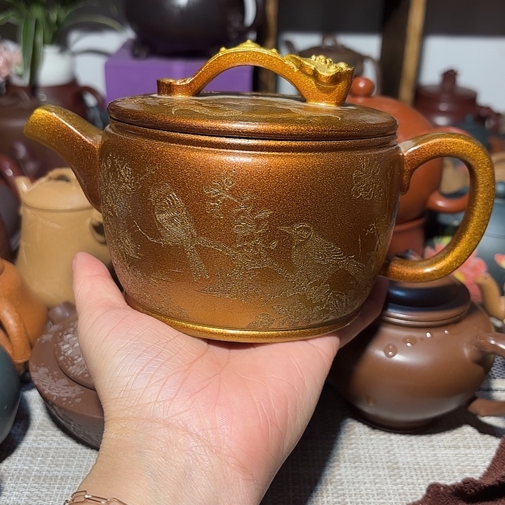 紫砂茶壶原矿宜兴紫砂