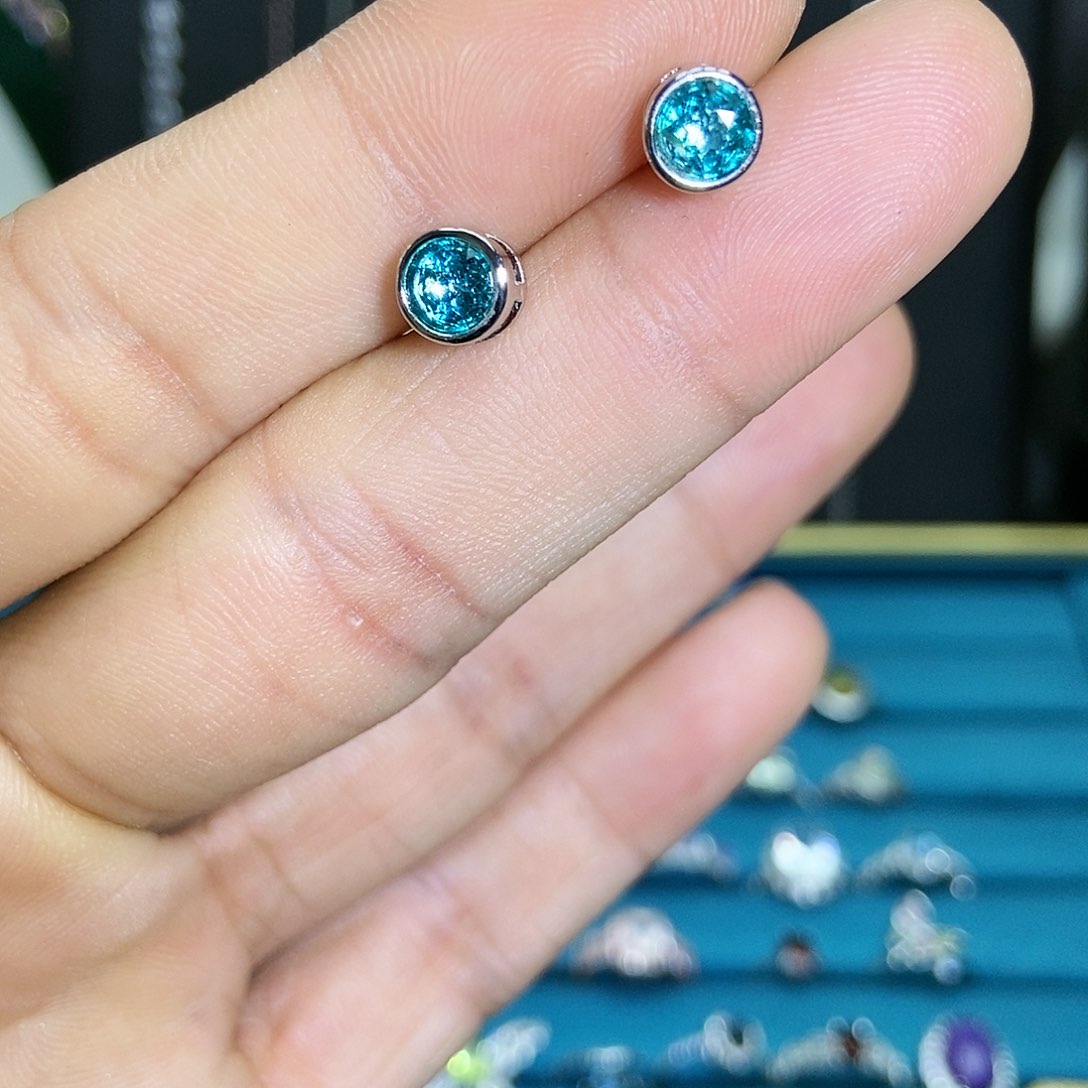 【闪购商品】紫晶珠宝半成品银S925镶嵌