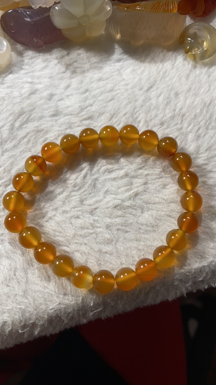 玛瑙手串卡8珠子