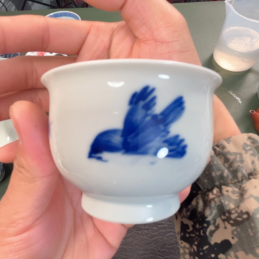 杯青花瓷器青花瓷器