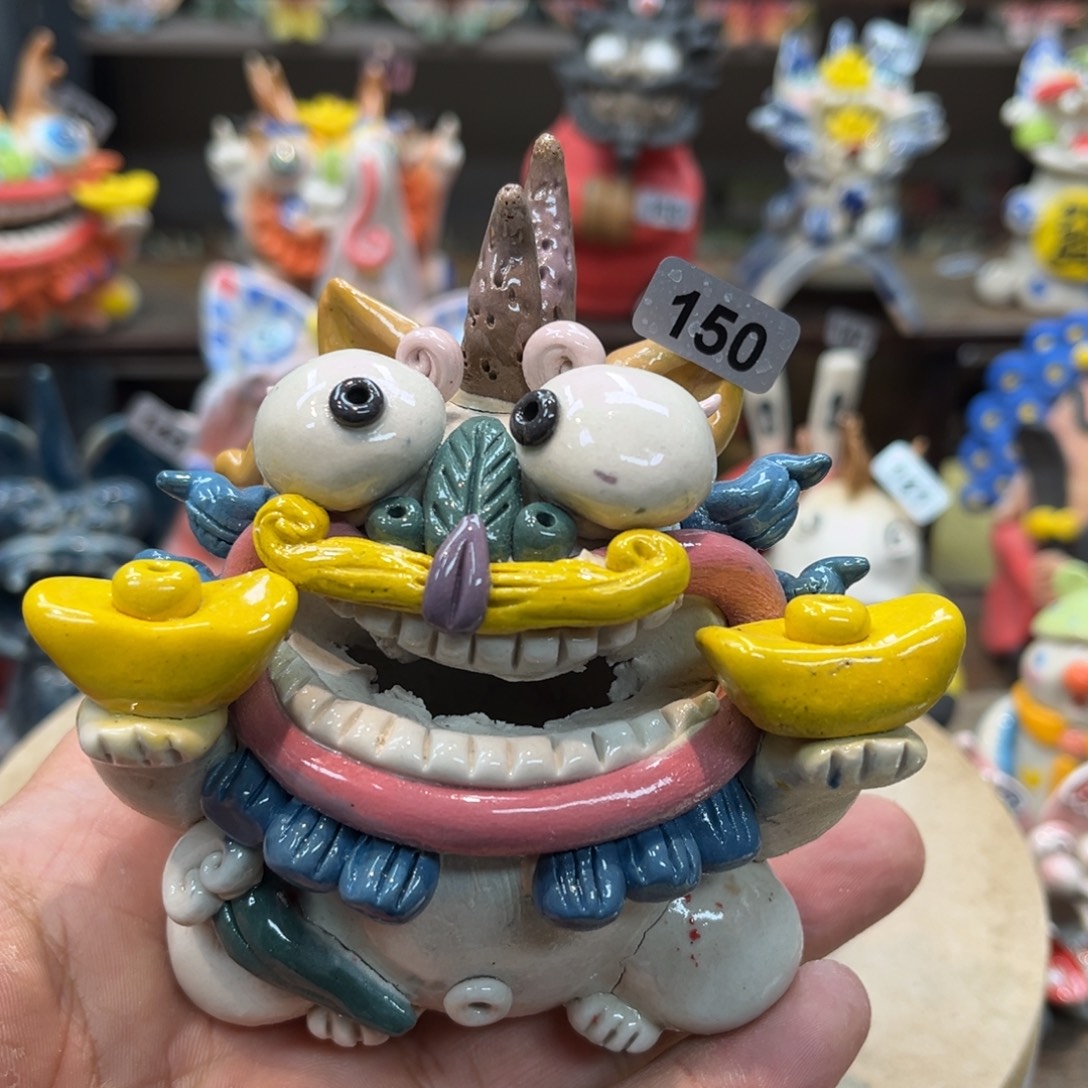 陶瓷纯手工抽象陶瓷摆件150