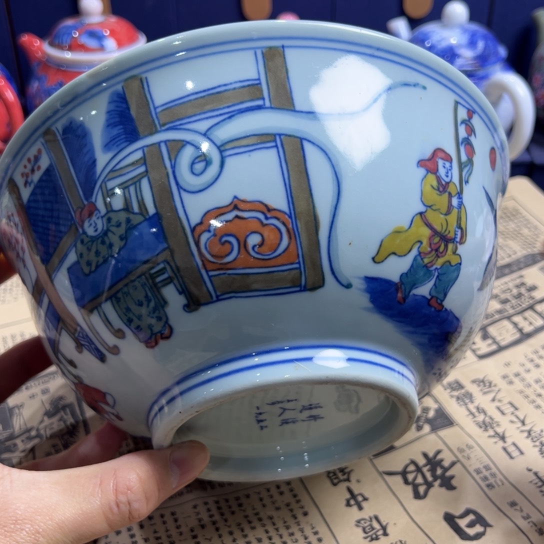 陶摆件景德镇陶瓷工艺品结缘一个