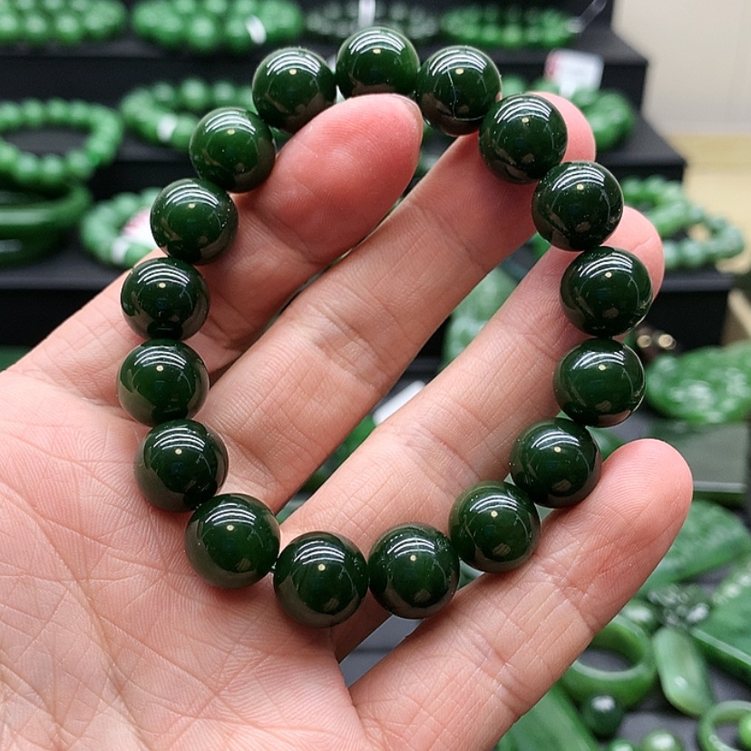 【闪购商品】和田玉（碧玉）手链未镶嵌