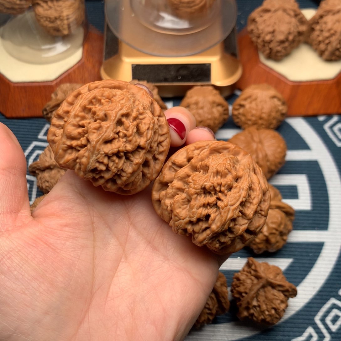 文玩核桃把件国****师大粗筋