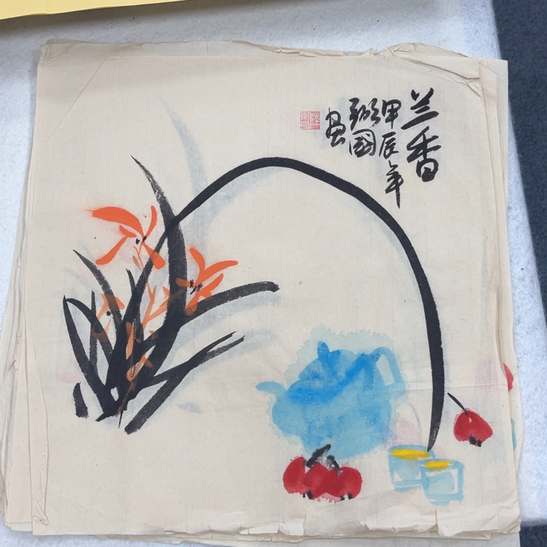 国画手绘画作品和绘画