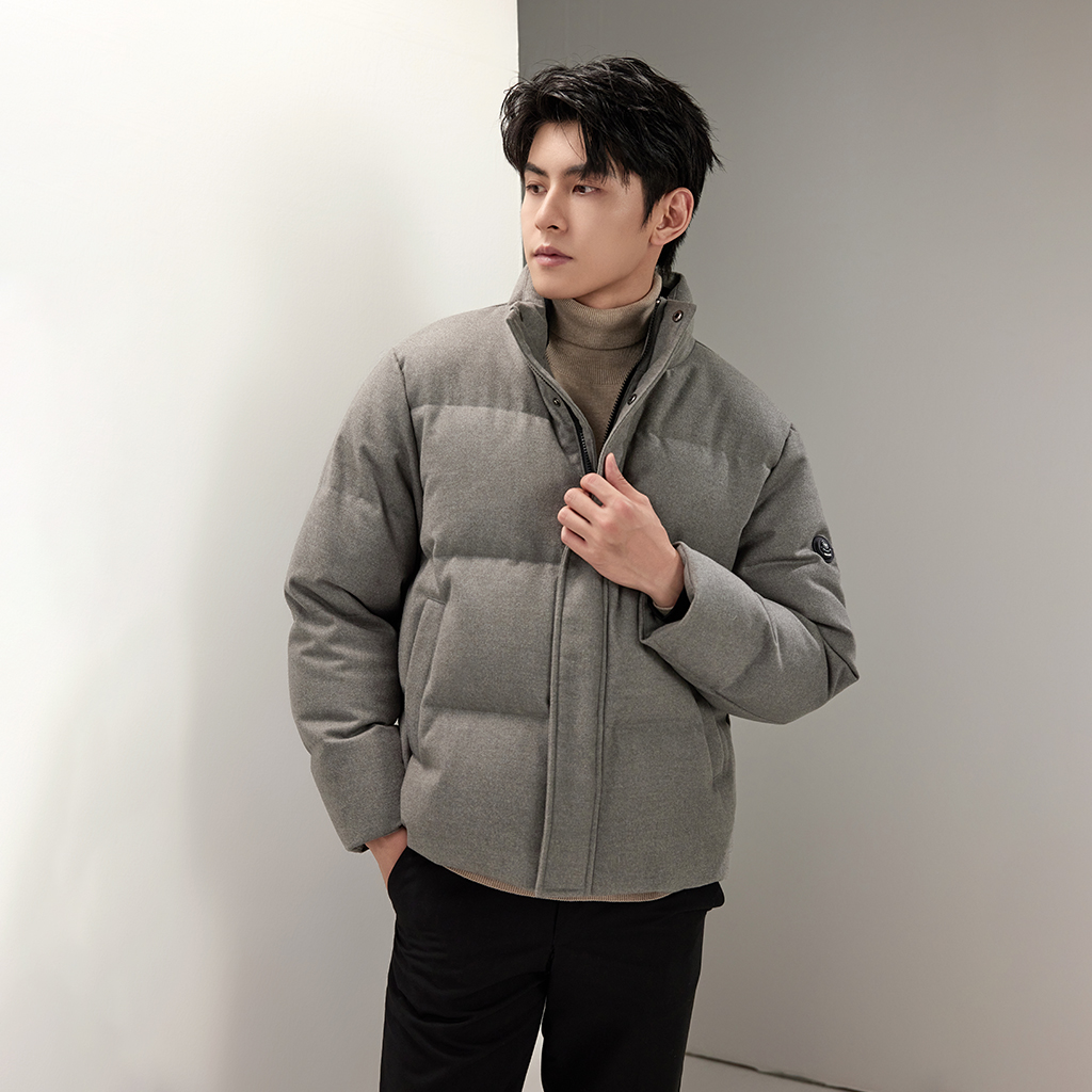 男装羽绒服羊毛厚款多口袋羽绒服男款爆款2025冬季外套男