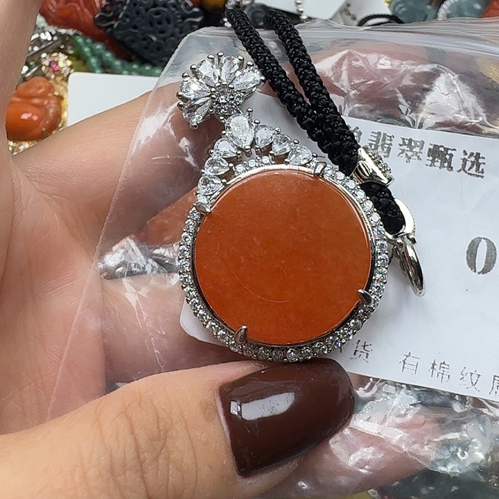 翡翠未镶嵌项链翡翠