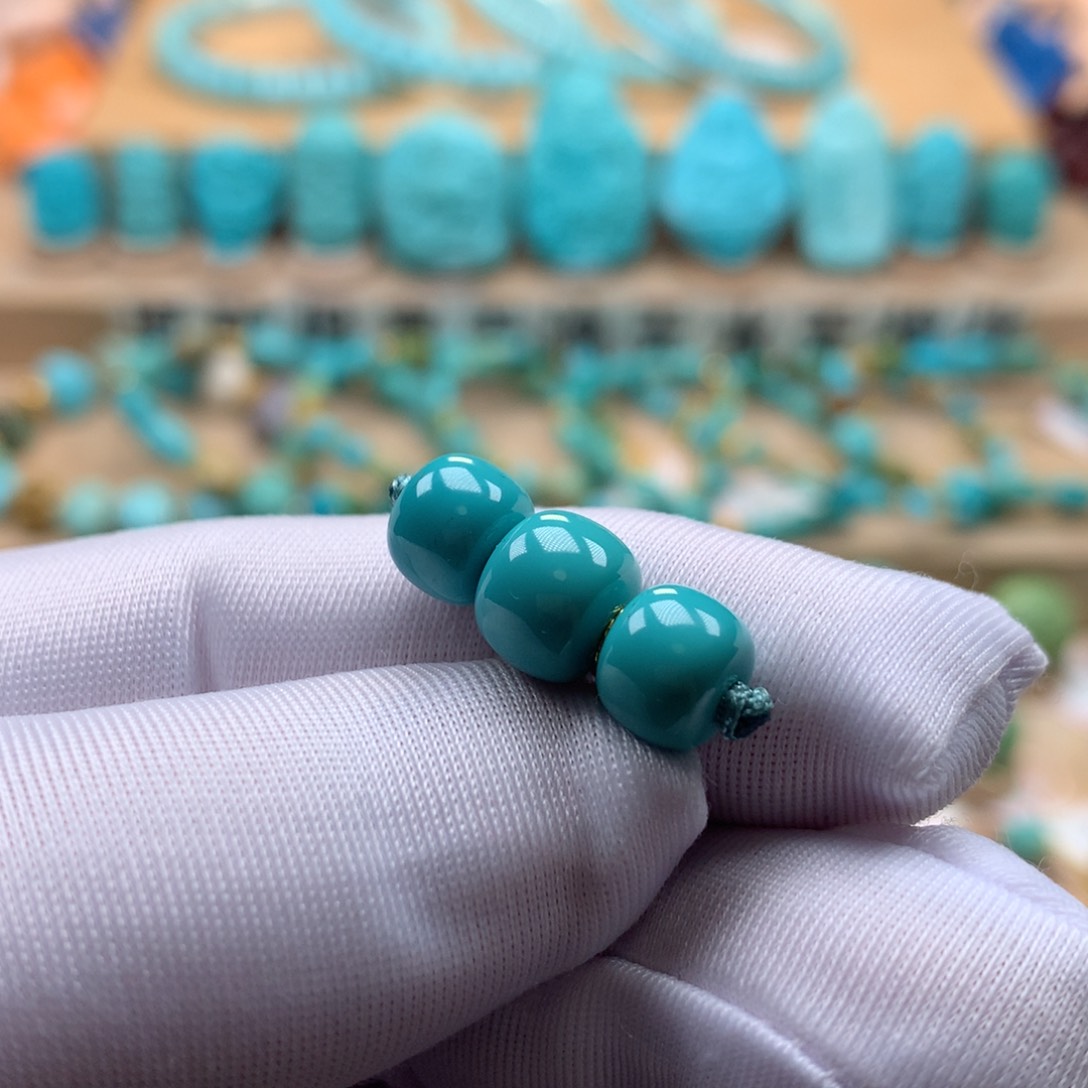 绿松石珠宝奇石未镶嵌