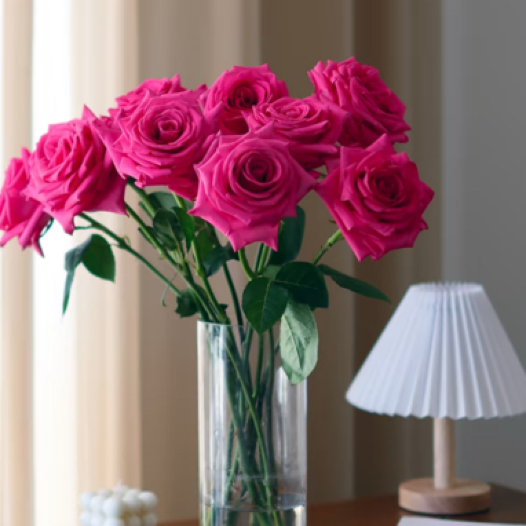 10枝弗洛伊德玫瑰鲜花同城配送东阳南马花园横店永康小时达防军