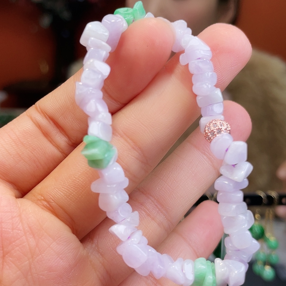 翡翠未镶嵌耳饰饰品