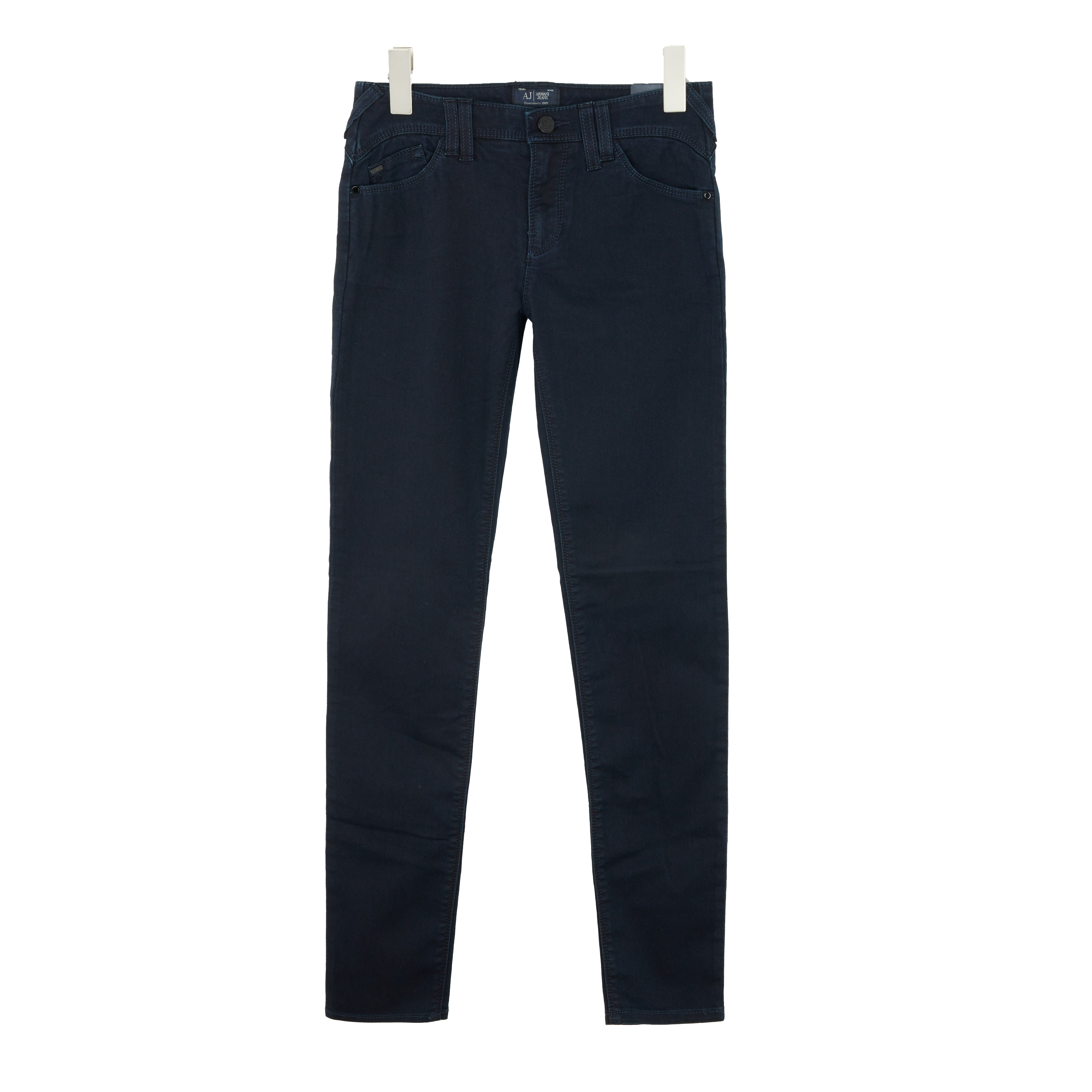 ARMANI JEANS阿玛尼 女士深蓝色修身百搭牛仔裤6X5J28-5DZFZ-1500