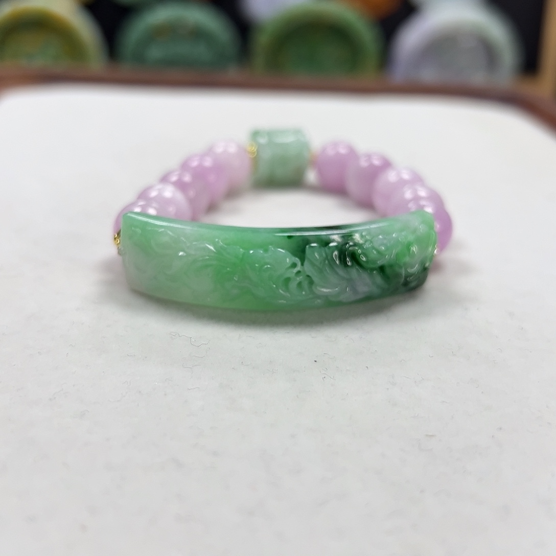 希***希翡翠未镶嵌手链手牌