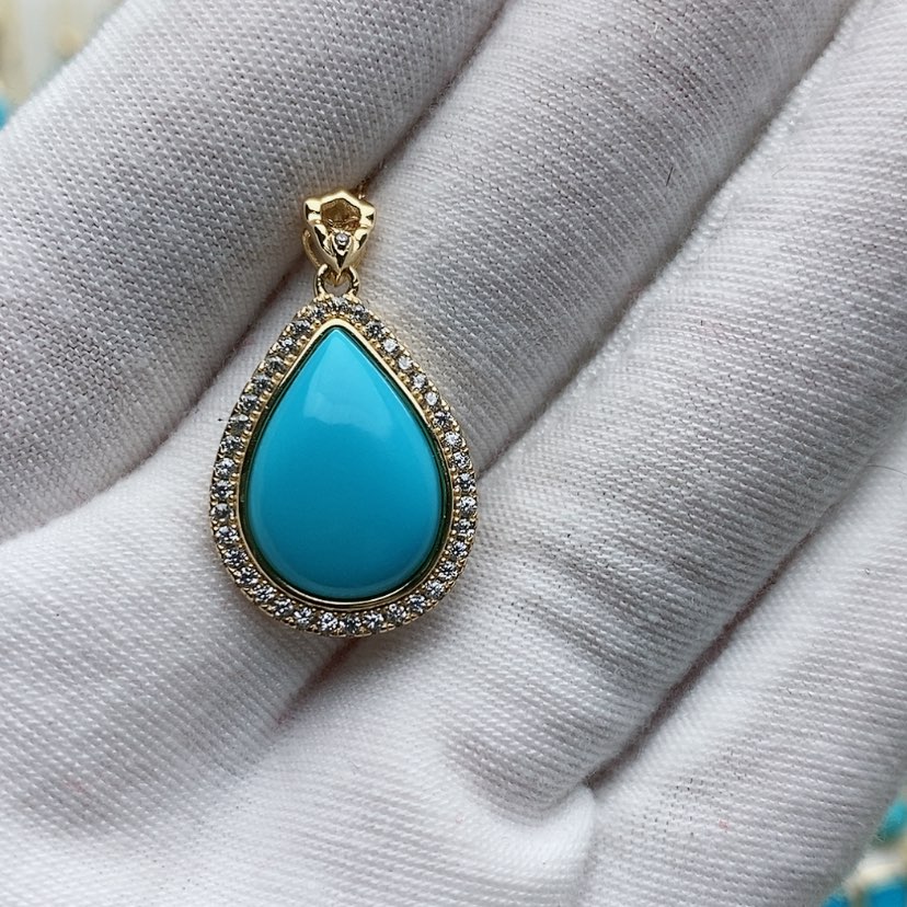 【闪购商品】绿松石珠宝奇石未镶嵌秋****6