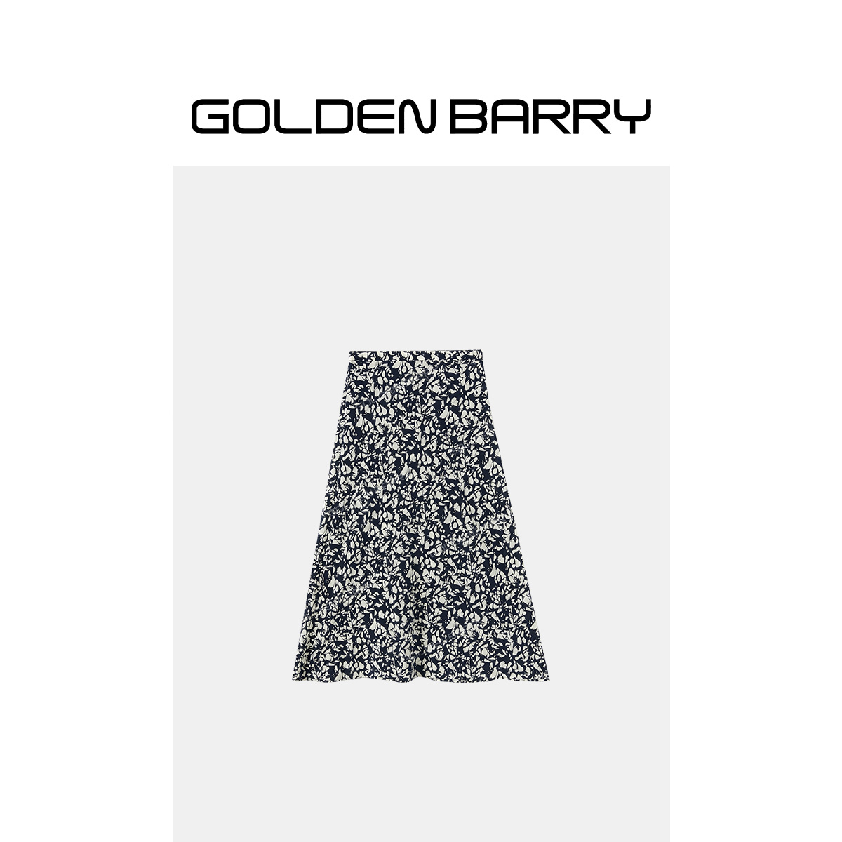 GOLDENBARRY｢云花漫舞｣气质优雅感碎花复古法式浪漫半身裙316017