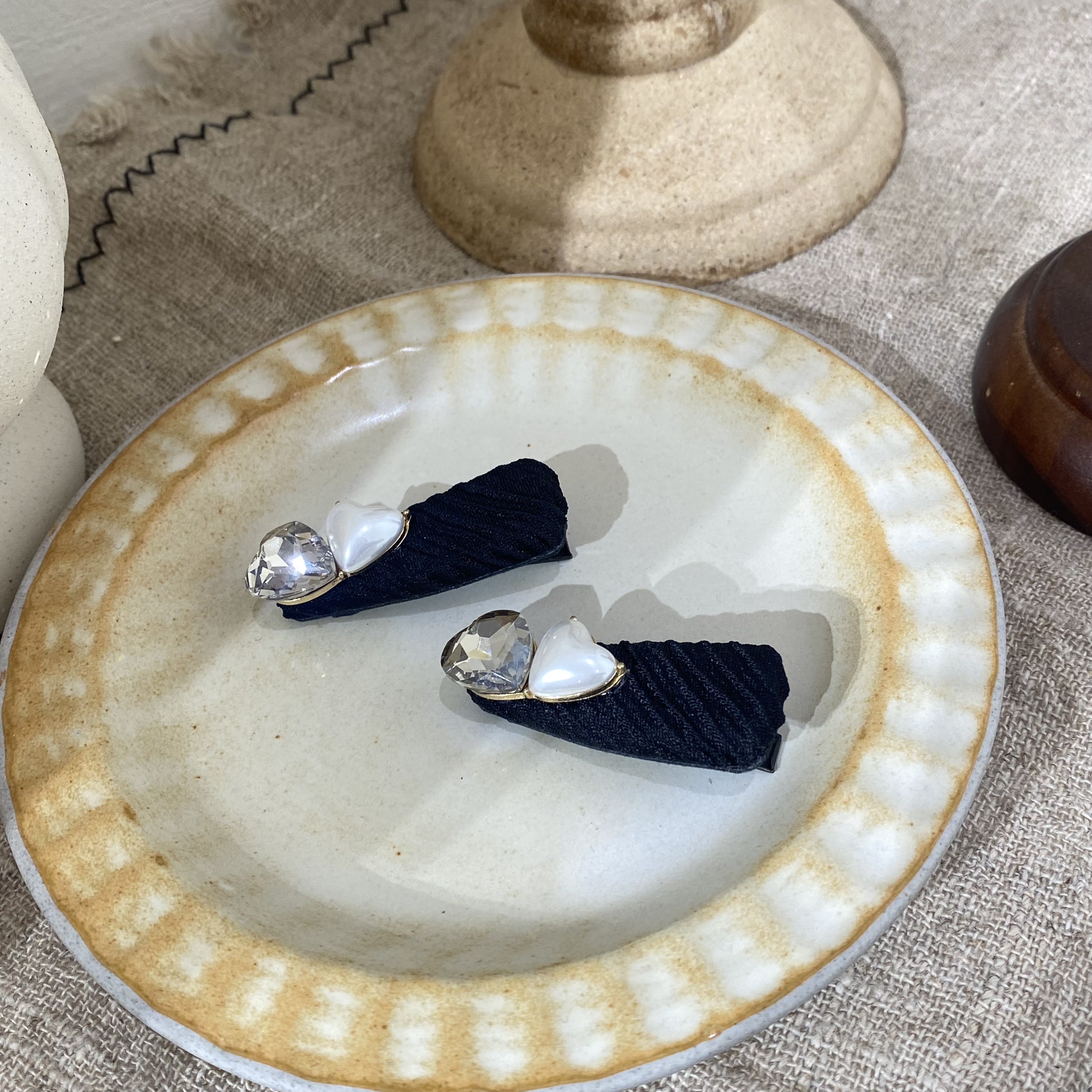 爱心钻珠对夹9206