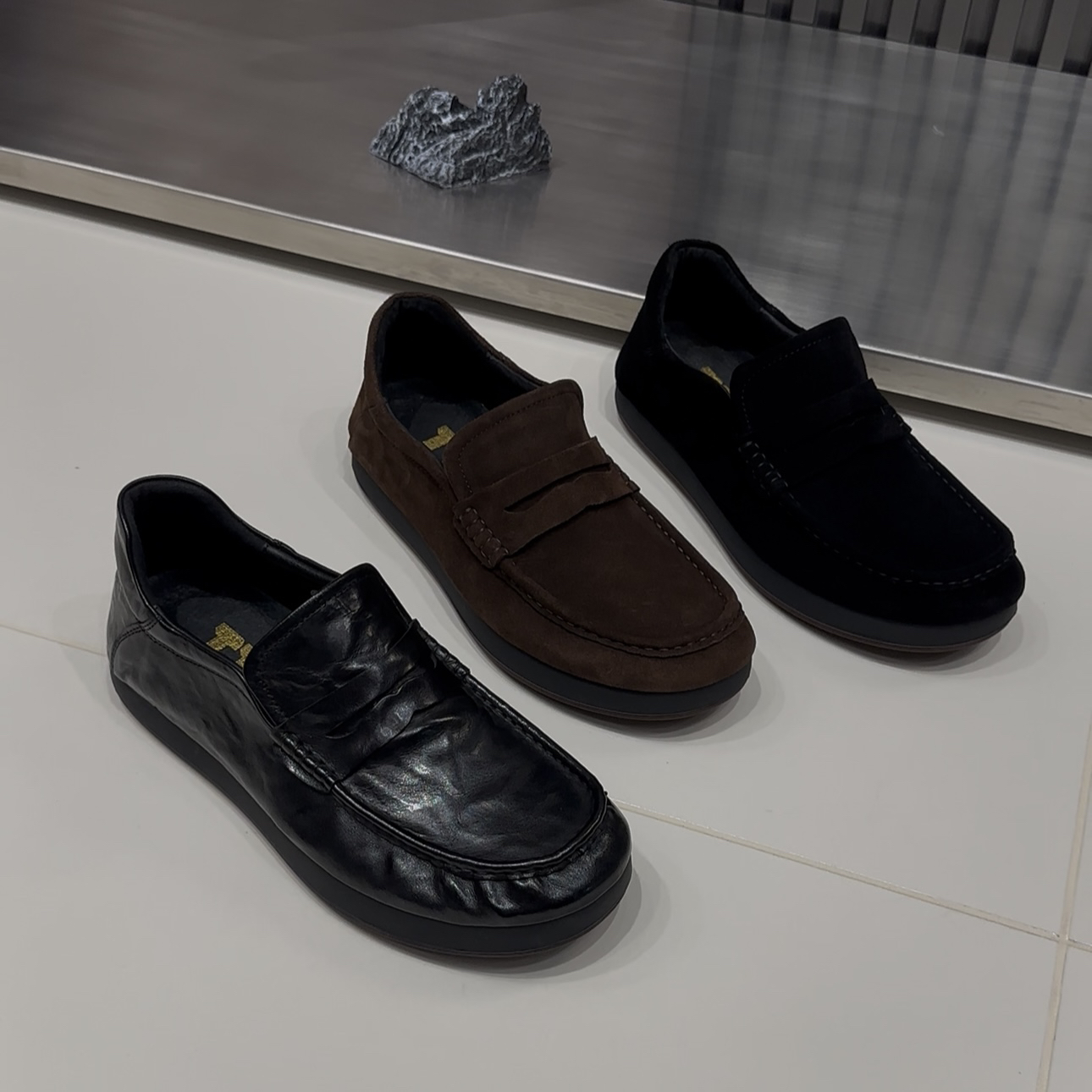 单鞋素面休闲一脚蹬乐福鞋休闲鞋平底低帮豆豆鞋休闲乐福鞋