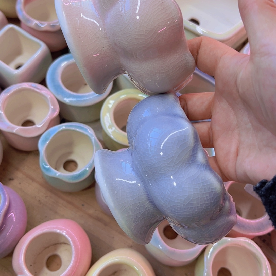  陶瓷花盆当场凑满12包邮