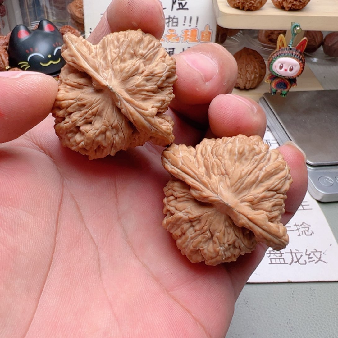 吊坠文玩核桃48尺全品四座楼