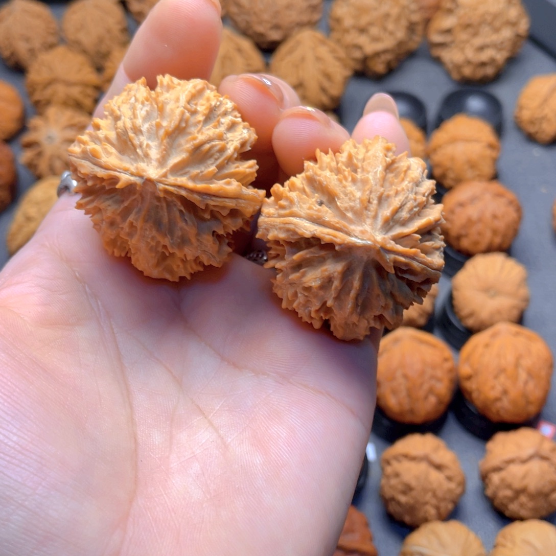 ️***️核桃文玩把件秦岭大刺