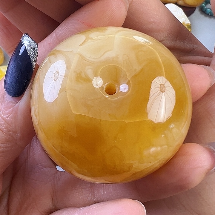 蜜蜡颈饰未镶嵌蜜蜡