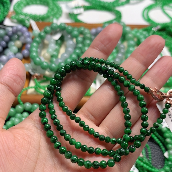 翡翠未镶嵌手链翡翠