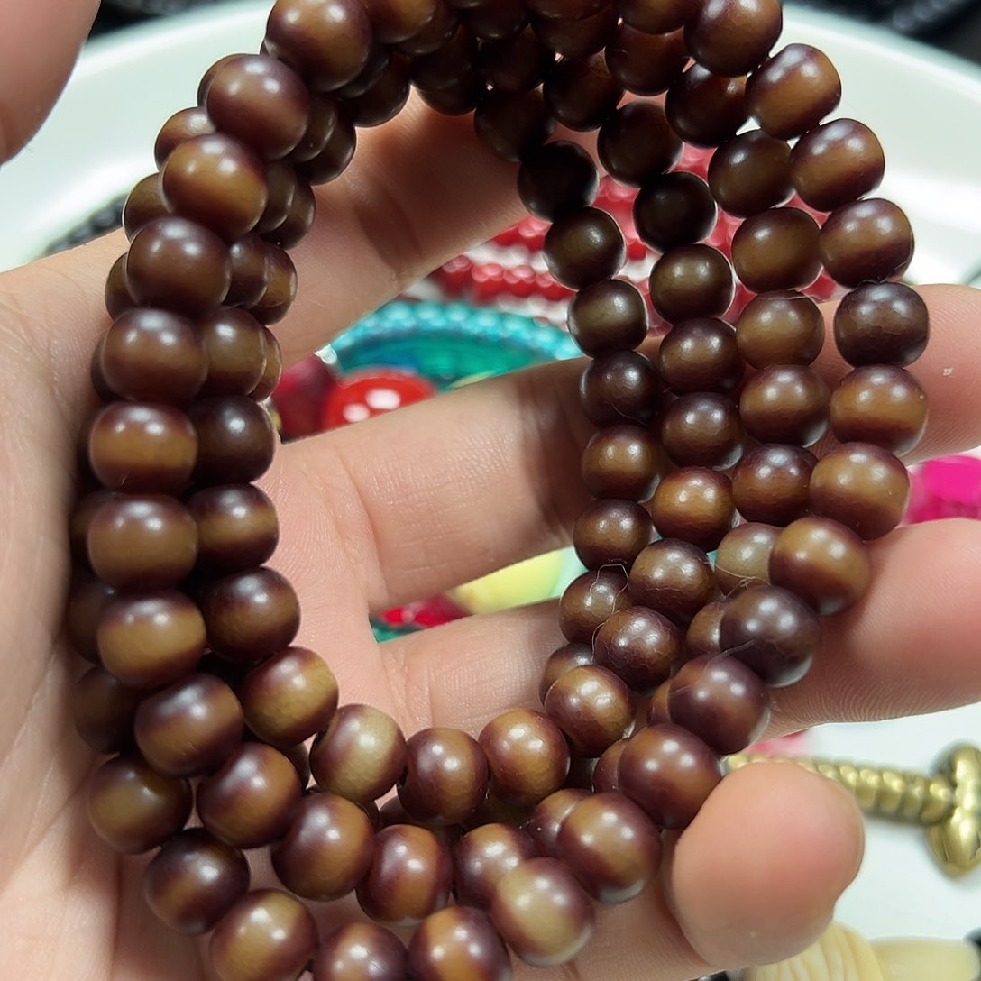 泥塑泥塑工艺品（菩提根108颗尺寸卡8）