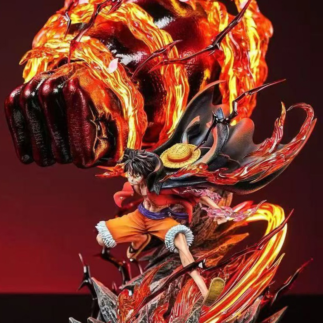 KA【菜菜模玩】DIY《私人定制》LZ业火路飞手办树脂雕像